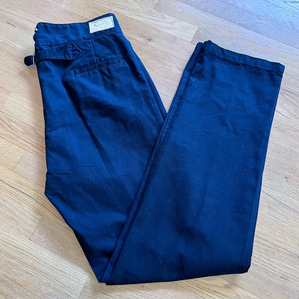 Men's Size 38 Scully Navy Thick Canvas Chinos for Men Like New